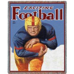 Footbsll - Vintage Football Tapestry Throw